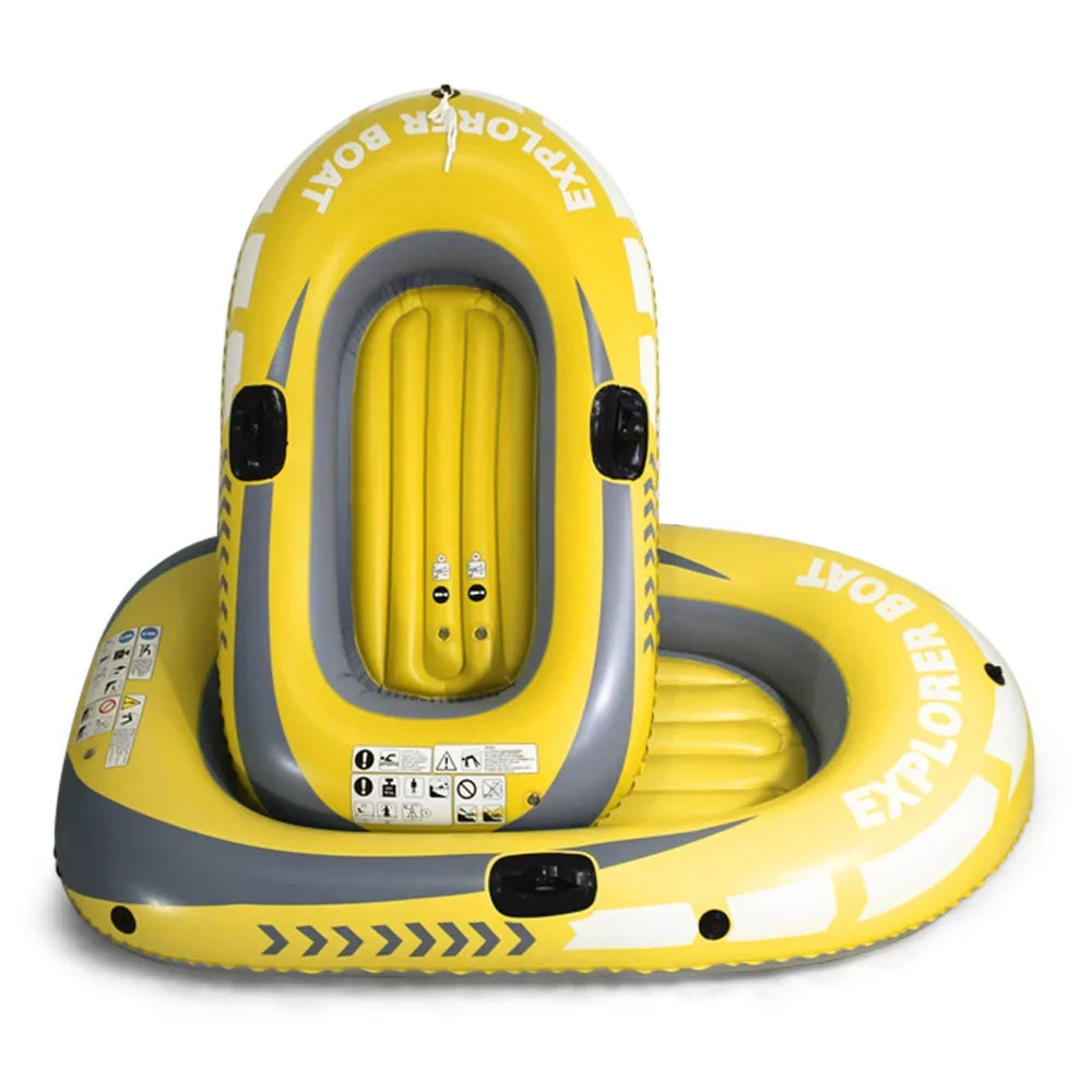 Inflatable vessel Fishing craft for 1 Adult & 1 Child Summer Fun vessel Canoe Kayak