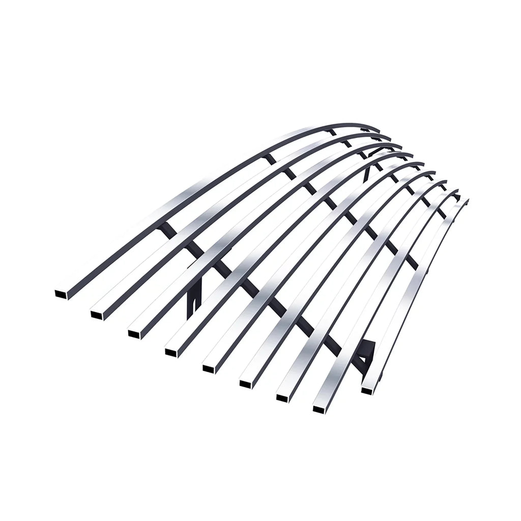 APS Premium Stainless Steel Silver 8x6 Horizontal Billet Grille matching with Suzuki Grand Vitara 2006-2012 Main Upper N19-C63158I