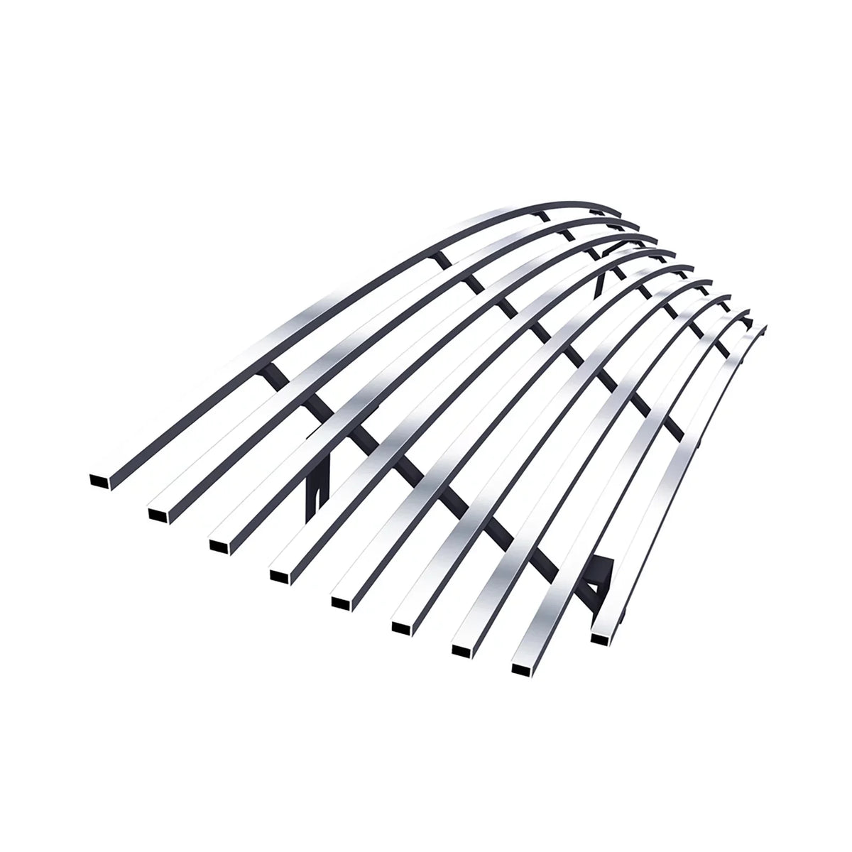 APS Premium Stainless Steel Silver 8x6 Horizontal Billet Grille matching with Suzuki Grand Vitara 2006-2012 Main Upper N19-C63158I