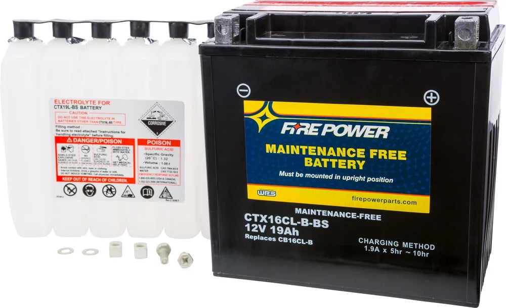 Fire Power Maintenance Free Battery appropriate With Yamaha GP 1800 (GP1800) 2017-2018