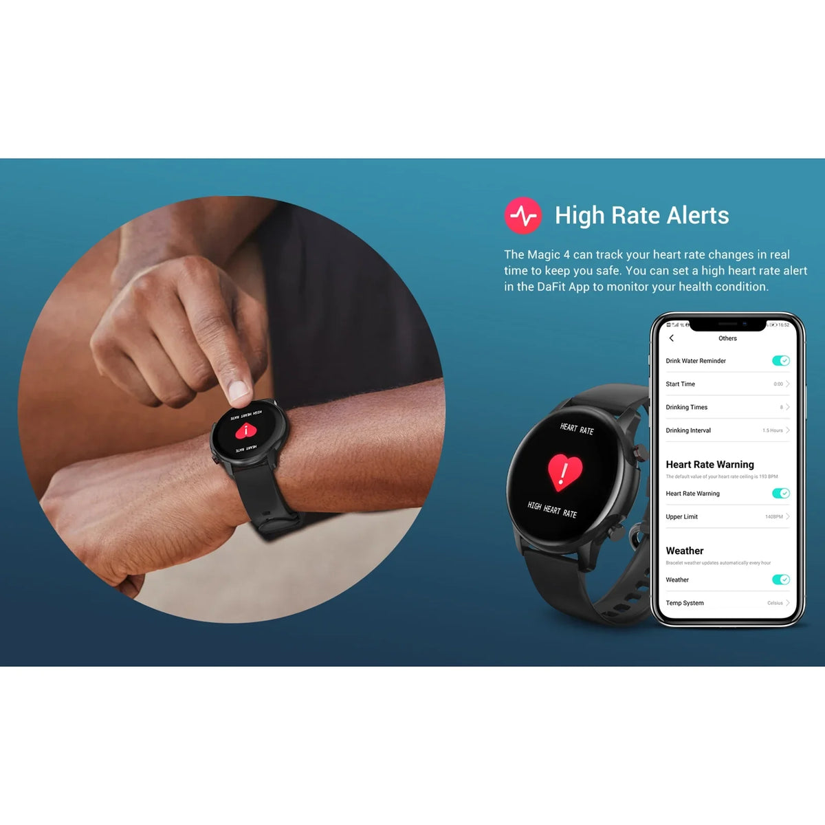 Smart Bracelet,matching With Android Display Resolution matching With Android Ios 10-day Endurance Waterproof - matching Resolution 5atm 1.32'' Retina 5atm Waterproof 20 Modes