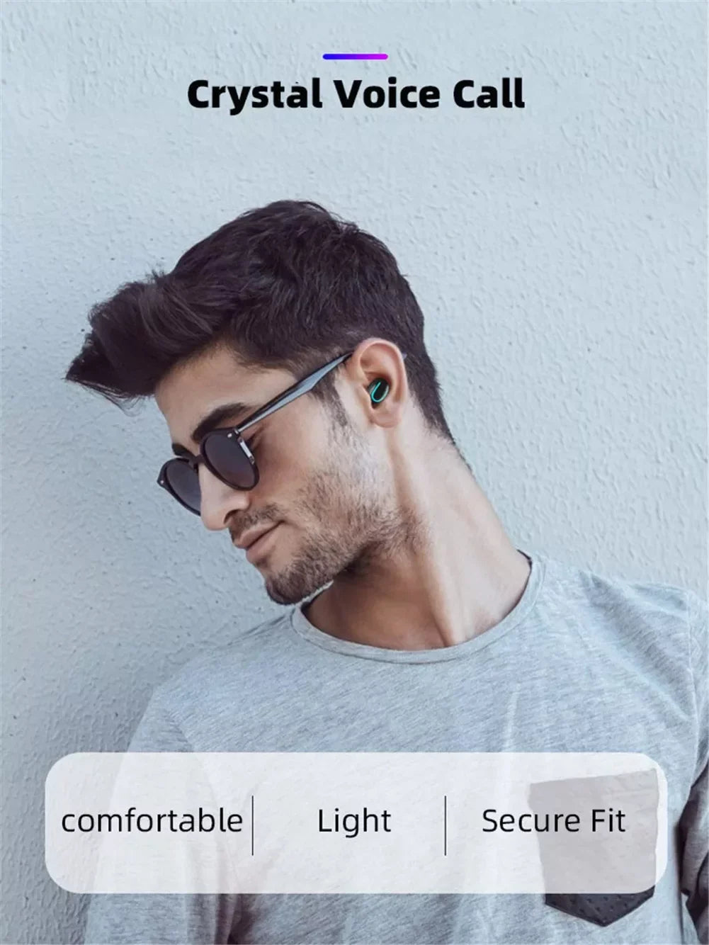 Wireless TWS Headphones for OnePlus Nord N300 5G/N20 5G, 10T 5G Phones - Earbuds Earphones True Wireless Stereo Headset Hands-free Mic matching With OnePlus Nord N300 5G/N20 5G, 10T 5G
