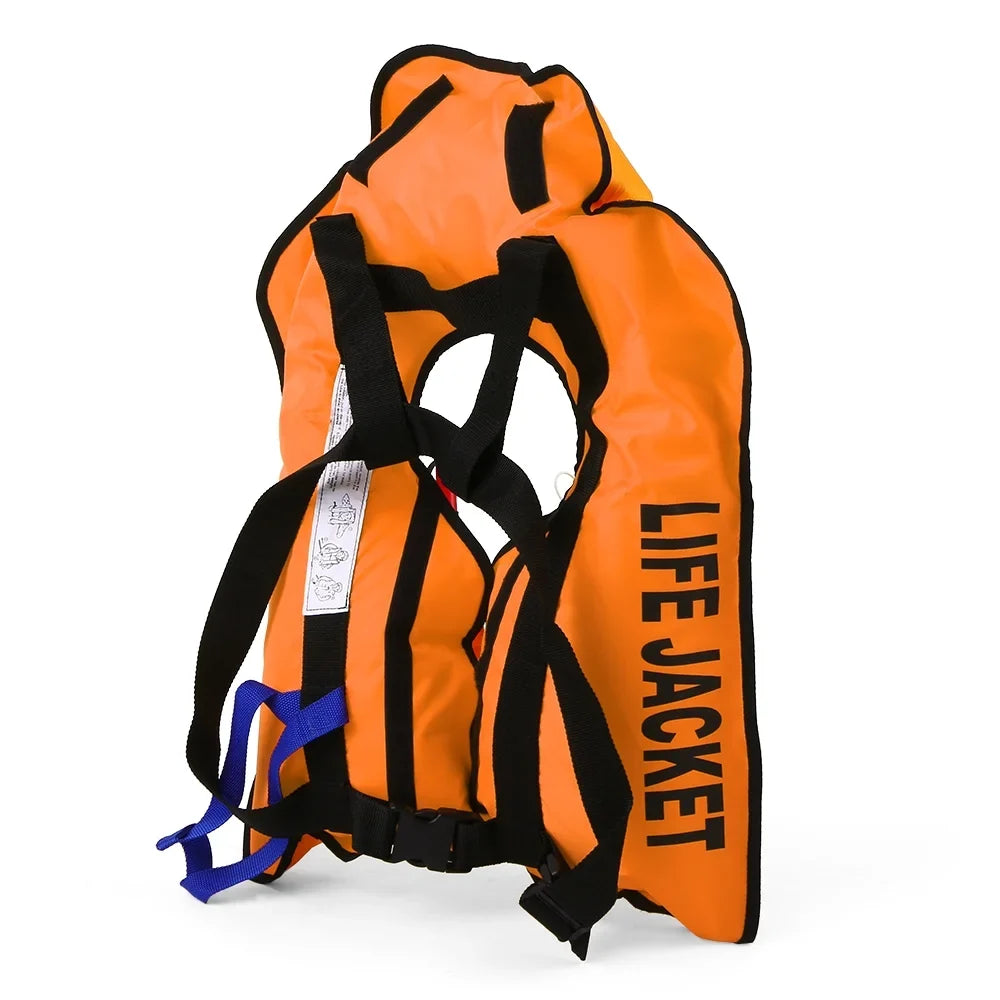 Eccomum Manual Inflatable Adult aqua Sports Swimming Fishing Survival Jacket