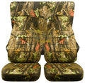 T404-Designcovers appropriate with 2003-2006 Jeep wrangler LJ Camo 2door Seat Covers:Camouflage Tree - Full Set Front&Rear Front&Rear