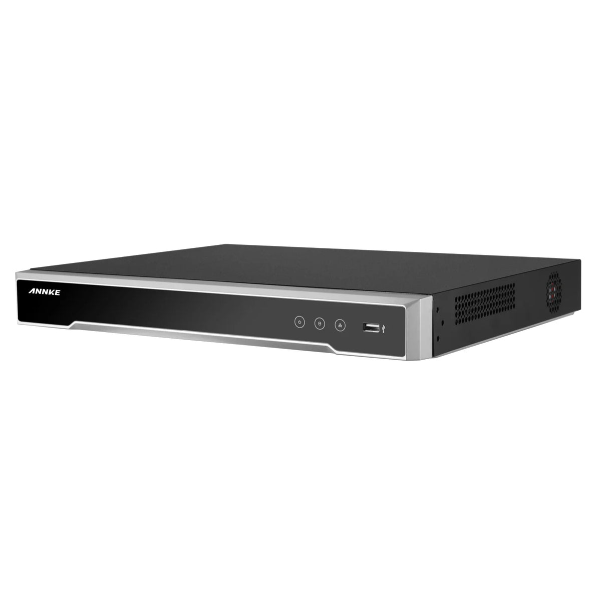 ANNKE 4K 8CH H.265+ PoE Network Video Recorder, Max 160 Mbps Outgoing Bandwidth, 2CH 4K Decoding Capability, Supports ANNKE AI Cameras, Remote Access, Dual Hard Drive Bays, No Hard Drive