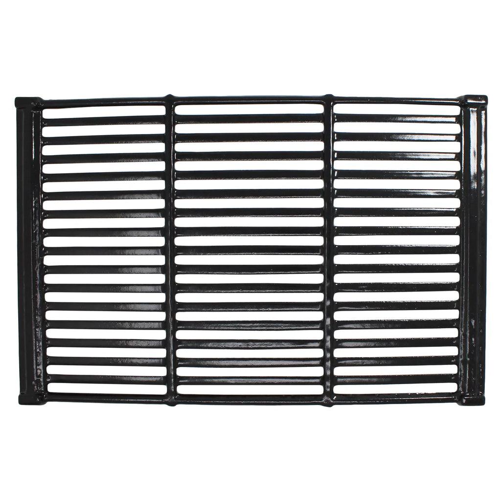2 BBQ Grill Cooking Grates & 3 Heat Shield Plate Tent Replacement Parts for Charmglow 810-6320-V - appropriate Barbeque Porcelain Enameled Cast Iron Grid 19" & Flame Tamer, Flavorizer Bar