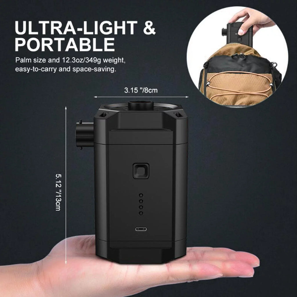 Portable Electric Air Pump Inflator Air Pump Blower  Air Pump for Air Mattresses Inflatable Sofa Air Bed