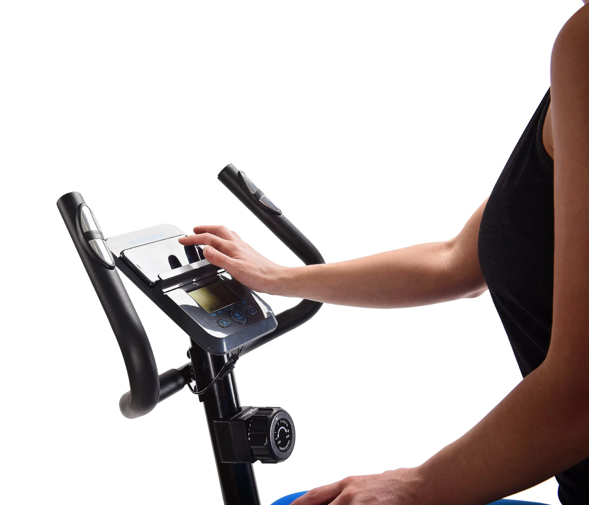Weight Limit. Stamina Upright Exercise Bike 1308, 8 Levels Magnetic Resistance, 300 lb