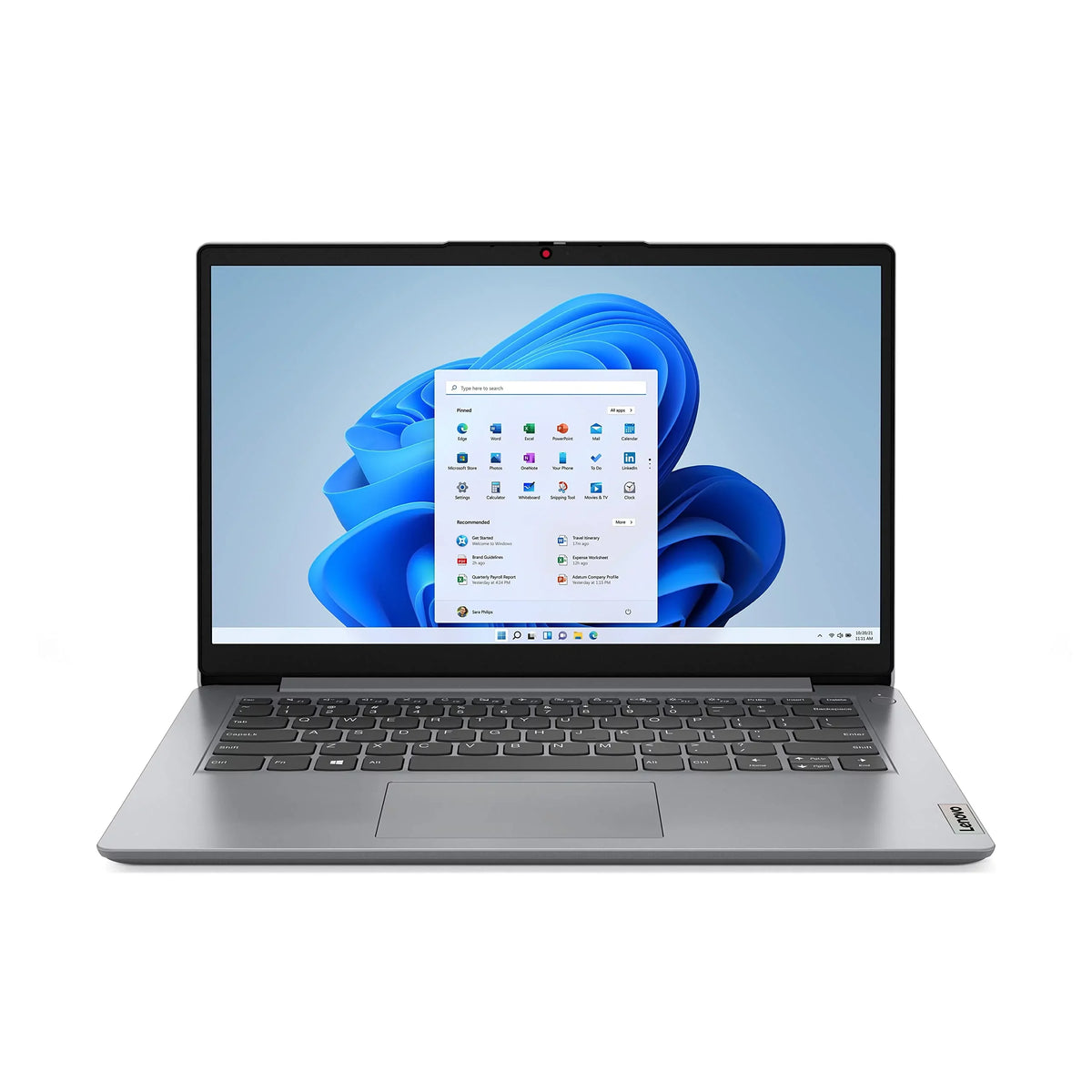 2022 Newest Ideapad 1i Laptop, 14 inch HD Display,  Quad-Core Processor, 4GB RAM, 256GB Storage, Wi-Fi 6, Bluetooth, Cloud Grey, Windows 11 Home in S Mode