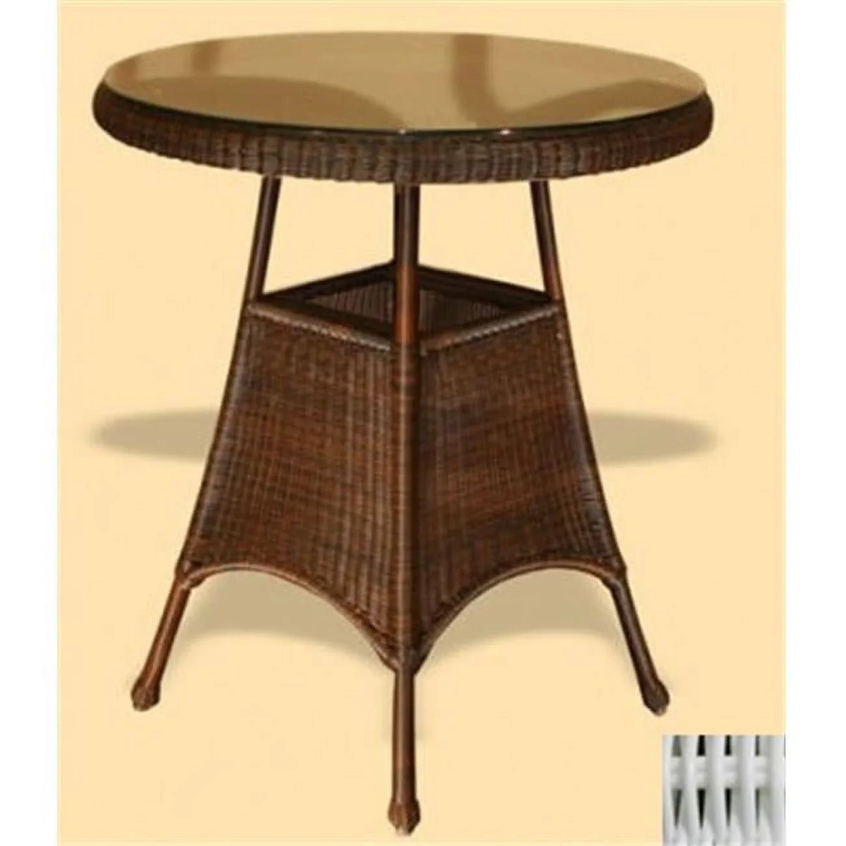 x 41.5in.. Sea Pines Bar Table - Tortoise - 36in
