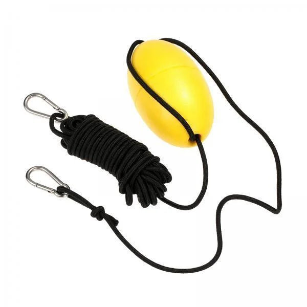 BAOSITY 5xDrift Anchor Rope W/ Anchor Buoy 9.1M Rope Length for Inflatable vessel Yellow