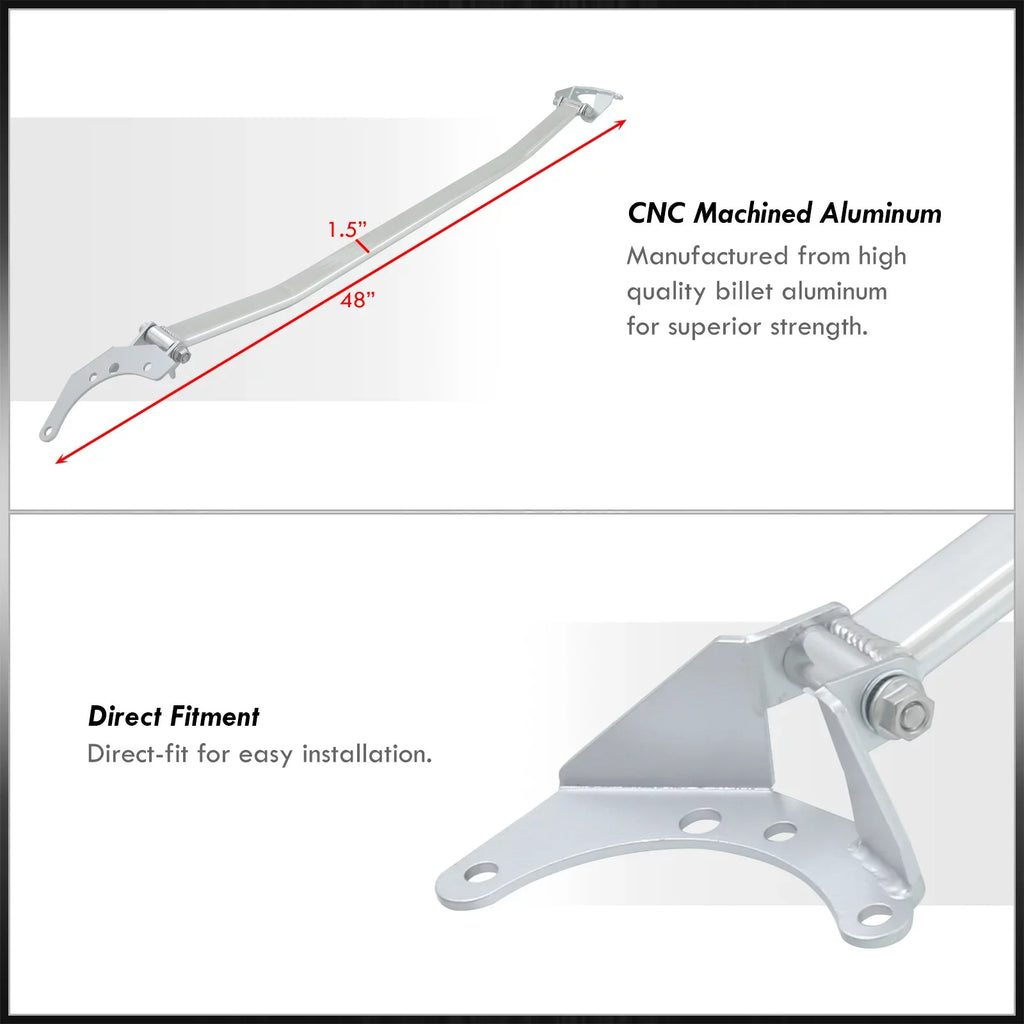 AJP Distributors Front Upper Suspension Aluminum Strut Bar Rod Tower Brace appropriate/Replacement For  2 Series F87 M2 F22 220i 230i M240i 2014 2015 2016 2017 2018 2019 2020 2021