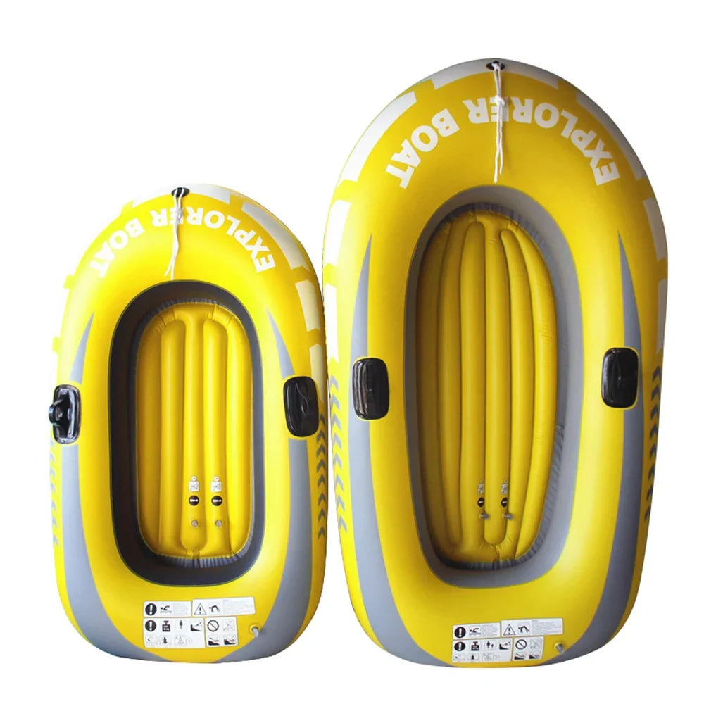 Inflatable vessel Fishing craft for 1 Adult & 1 Child Summer Fun vessel Canoe Kayak
