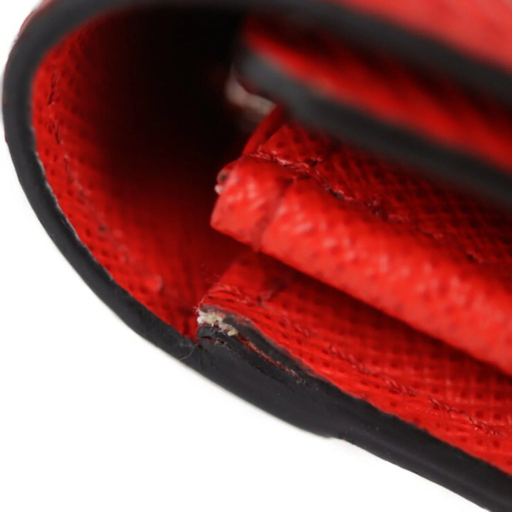 Pre-Owned LOUIS VUITTON Louis Vuitton Portefeuille Twist Long Wallet M61179 Epi Leather Coquelicot Bifold (Good)