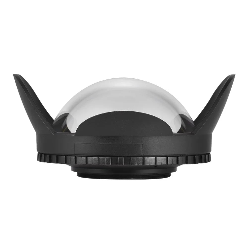MEIKON Dome Port,Shade protector 60m/ Lens Port Case protector 60m/ 197ft Wide Lens Port Round Adapter Camera Case Shade shield Port Case Shade 197ft Waterproof 67mm Fisheye Wide Lens 60m/ 197ft Waterproof
