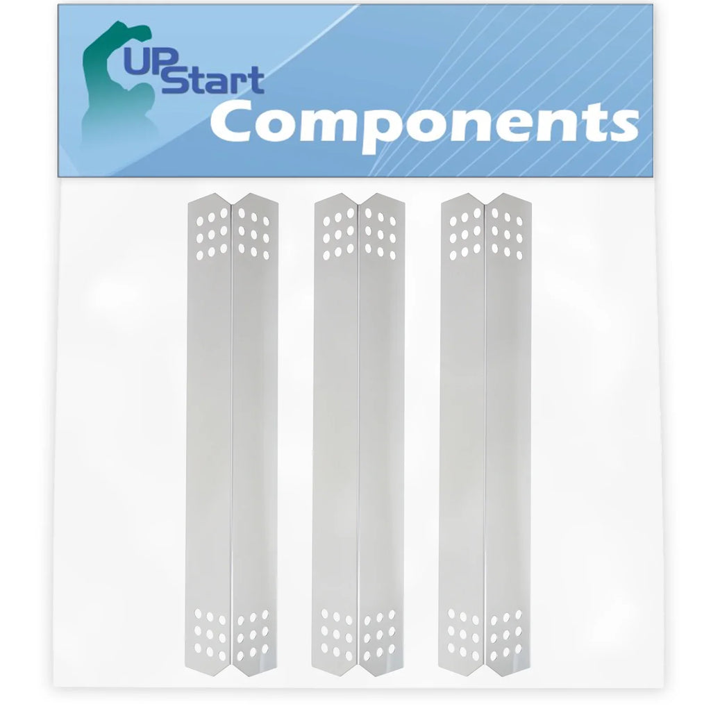 3-Pack BBQ Grill Heat Shield Plate Tent Replacement Parts for Nexgrill 720-0733A - suitable Barbeque Stainless Steel Flame Tamer, Flavorizer Bar, Vaporizer Bar, Burner shield 16 1/8"