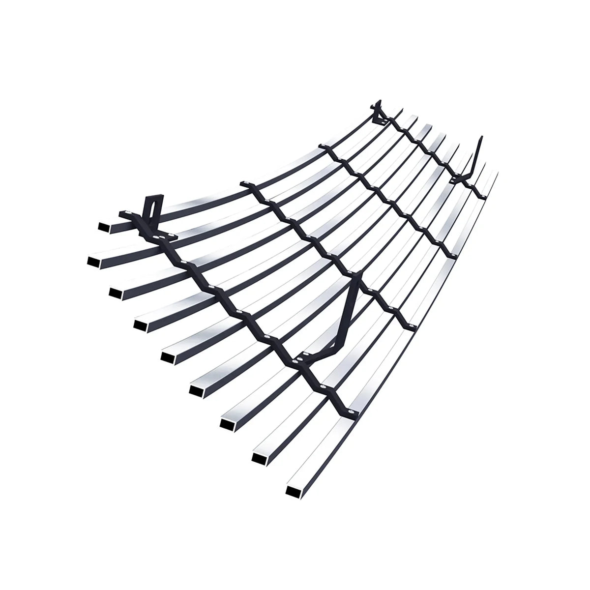 APS Premium Stainless Steel Silver 8x6 Horizontal Billet Grille matching with Suzuki Grand Vitara 2006-2012 Main Upper N19-C63158I