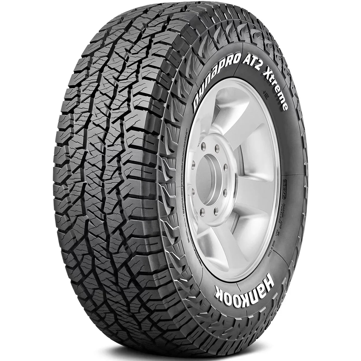 Set of 4 (FOUR) Hankook Dynapro AT2 Xtreme 245/75R16 111T XT X/T Extreme Terrain Tires Fits: 2015  Tacoma TRD Pro, 1996-2002 Chevrolet Tahoe LT