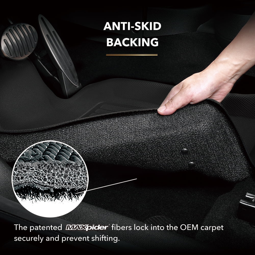 3D MAXpider KAGU Floor Mat (BLACK) matching with LEXUS RX SERIES 2023-2024 - Full Set