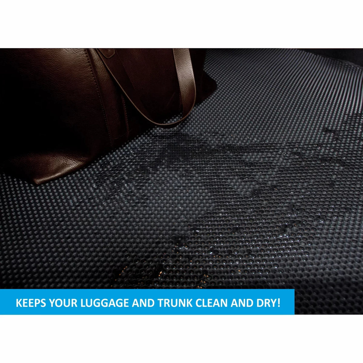 CLIM ART Cargo Liner for  Camry 2018-2024 Custom Fit Trunk Mat, with Honeycomb Dirtproof & Waterproof Technology - All-Climate, Heavy Duty, Anti-Slip Cargo Liner, Luggage - FL01118023