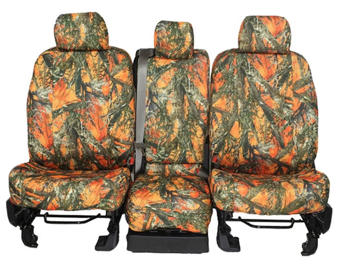 CalTrend Front TRUETIMBER Seat Covers for 1994-1997  Land Cruiser - TY166-72KA BLAZE Insert and Trim