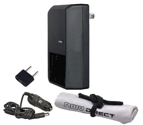 Handycam HDR-CX360V Off Camera 'Intelligent' Rapid Charger + Nwv Direct Microfiber Cleaning Cloth.