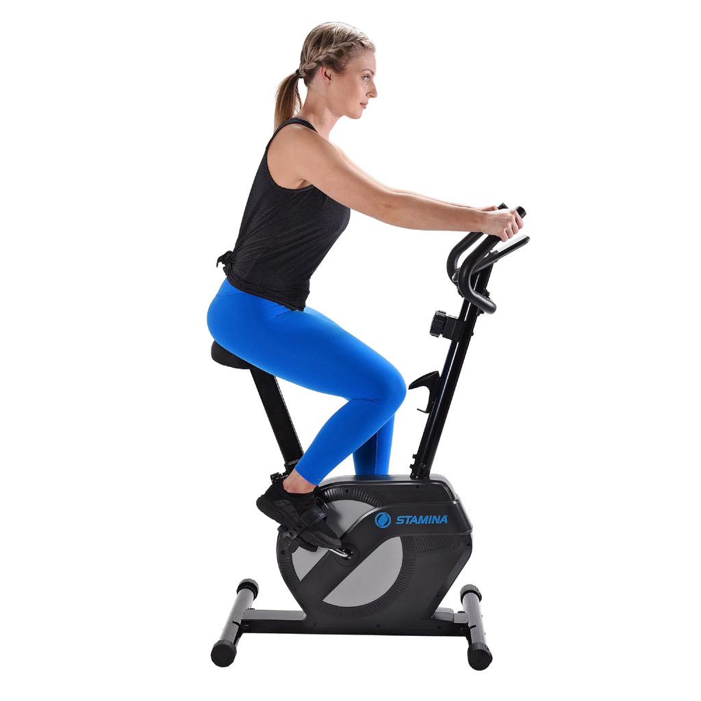 Weight Limit. Stamina Upright Exercise Bike 1308, 8 Levels Magnetic Resistance, 300 lb