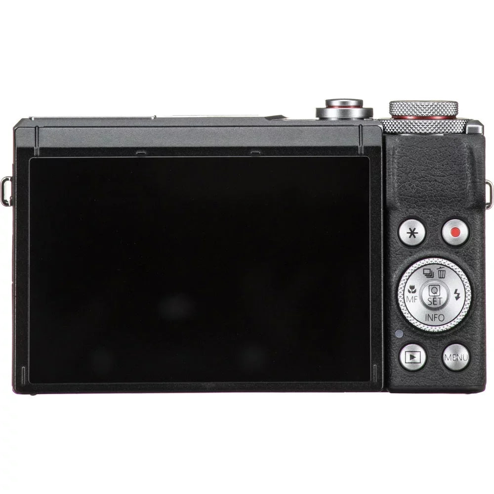 PowerShot G7 X Mark III Digital Camera (Silver) + Extra Battery + Flash - 32GB Kit