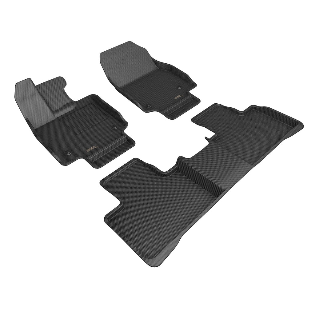 3D MAXpider KAGU Floor Mat (BLACK) matching with LEXUS RX SERIES 2023-2024 - Full Set