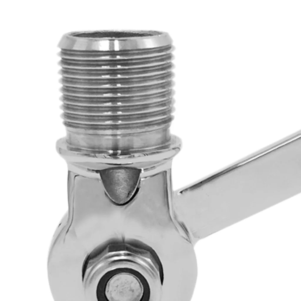 Stainless Steel Marine Radio VHF Adjustable Ratchet Base Mount for Inflatable craft Kayak Dinghy