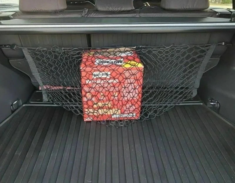 EACCESSORIES EA(2 Qty)Trunk Organizer Cargo Nets for  bZ4X 2023-2024 – Envelope Style Cargo Nets for SUV – Premium Mesh Car Trunk Organizer Vehicle Carrier Storage – appropriate with  bZ4X