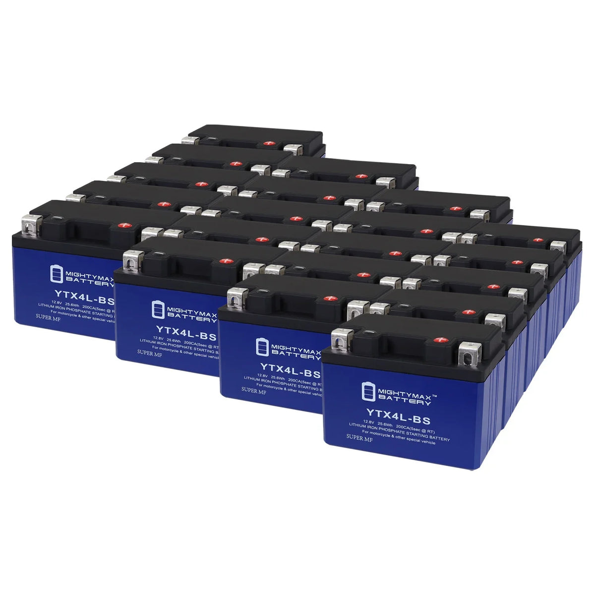 YTX4L-BS Lithium Replacement Battery matching with Sea-Doo GS 97-01 - 20 Pack