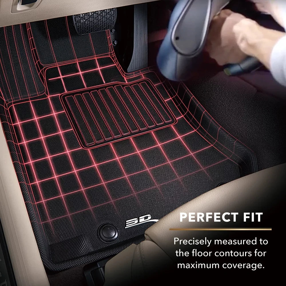 3D MAXpider KAGU Floor Mat (BLACK) matching with LEXUS RX SERIES 2023-2024 - Full Set