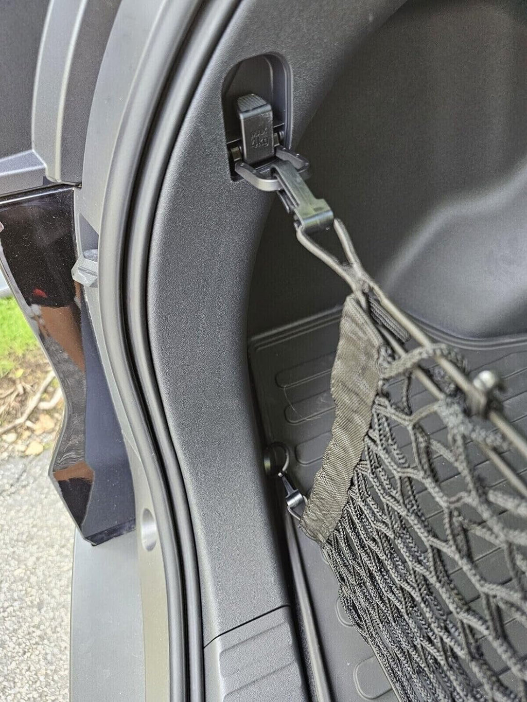 EACCESSORIES EA(2 Qty)Trunk Organizer Cargo Nets for  bZ4X 2023-2024 – Envelope Style Cargo Nets for SUV – Premium Mesh Car Trunk Organizer Vehicle Carrier Storage – appropriate with  bZ4X
